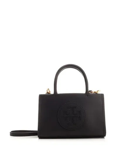 Tory Burch Black Ella Mini Shopping Bag