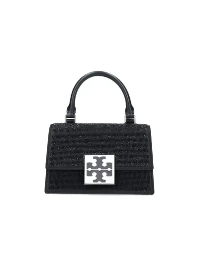 Tory Burch Bon Bon Mini Bag In Black  