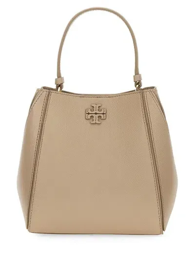 Tory Burch Bucket Bag "mcgraw" In Beige