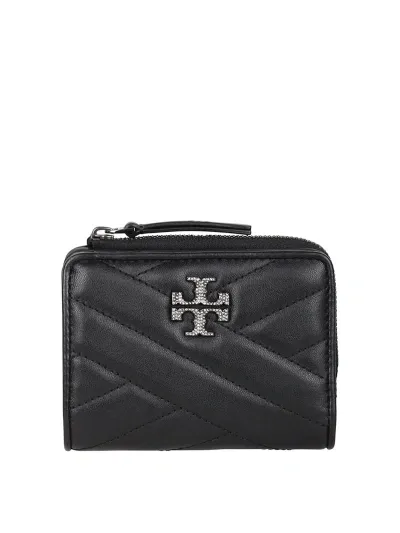 Tory Burch Kira Matelass Wallet In Black