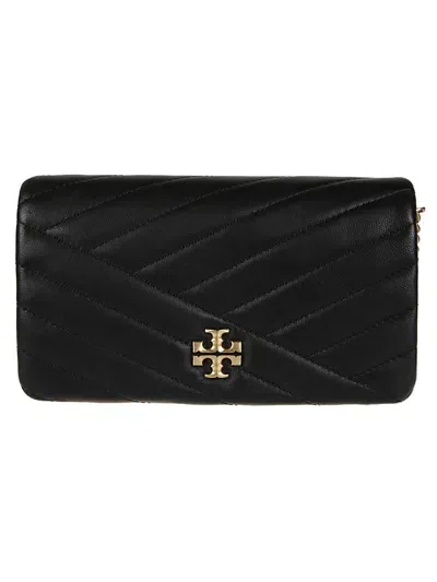 Tory Burch Chain Wallets In Black