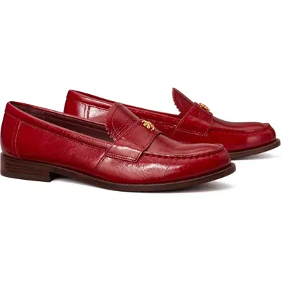 Tory Burch Classic Loafer In Crimson Red