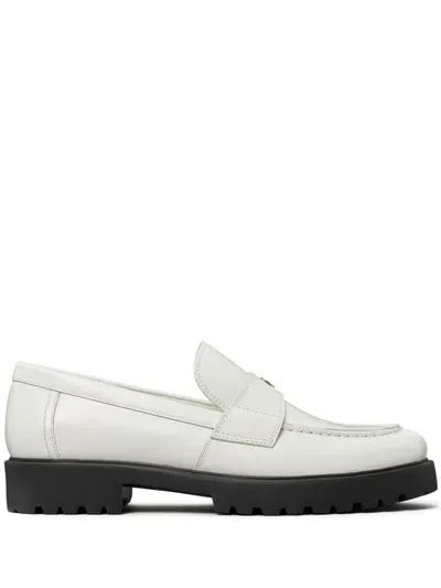 Tory Burch Classic Lug Loafer In White