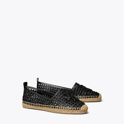 Tory Burch Crochet Espadrille In Perfect Black