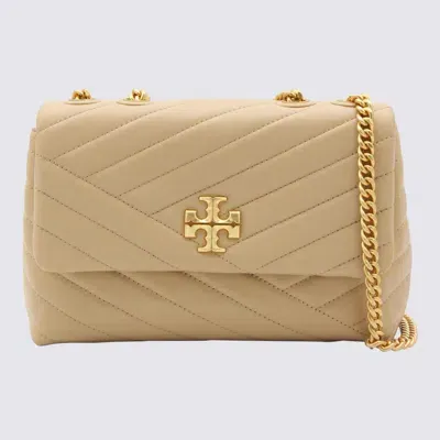 Tory Burch Desert Dune Leather Kira Shoulder Bag In 沙漠沙丘