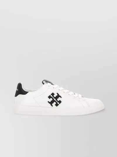 Tory Burch Double T Howell Court Sneaker In White