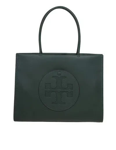 Tory Burch Eco Leather Shopping Bag In Green