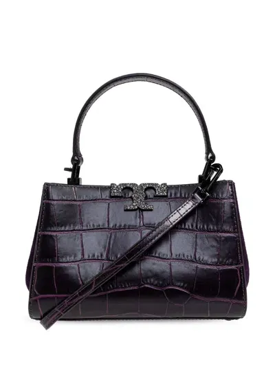 Tory Burch Eleanor Mini Tote Bag In Purple