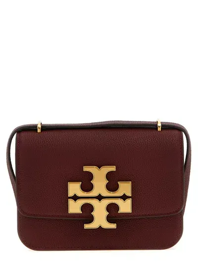 Tory Burch Small Shoulder Bag With Adjustable Strap And Gold-tone Hardware In Red