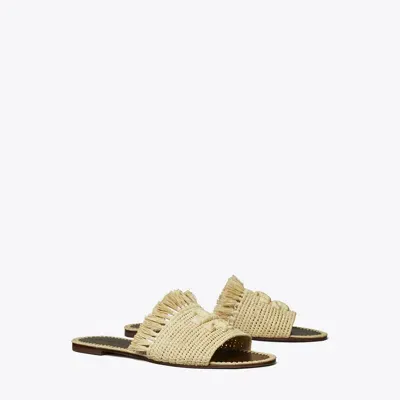 Tory Burch Eleanor Raffia Slide