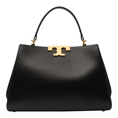 Tory Burch Eleanor Satchel Bag In Black