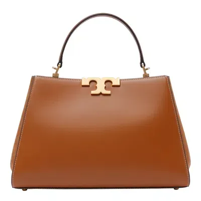 Tory Burch Eleanor Satchel Bag In Brown