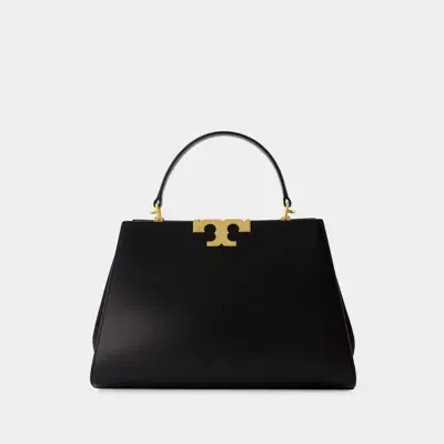 Tory Burch Eleanor Satchel Crossbody In Black