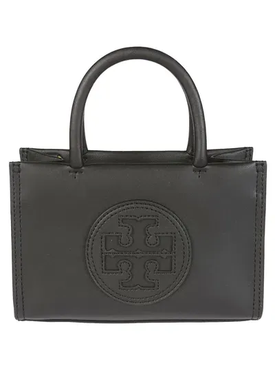 Tory Burch Ella Bio Mini Tote In Nero