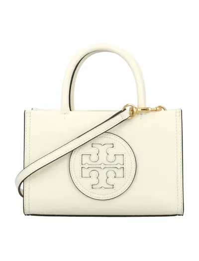 Tory Burch Ella Bio Mini Tote In Warm White