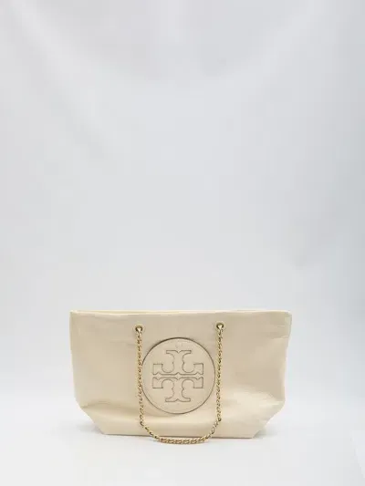 Tory Burch Ella Chain Tote Bag In Gray