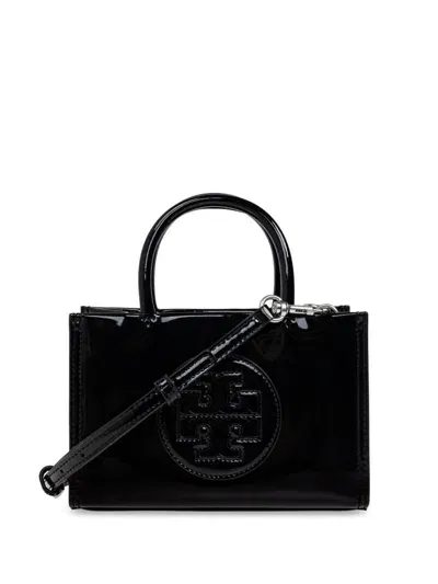 Tory Burch Ella Mini Tote Bag In 黑色