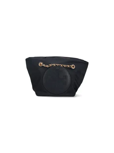 Tory Burch 'ella' Small Crossbody Bag In Black  