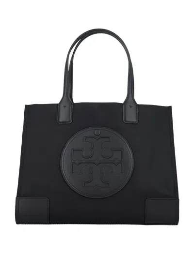 Tory Burch Ella Small Tote Bag In Black