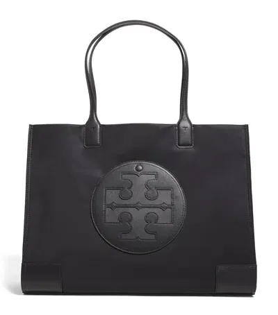 Tory Burch Ella Tote Bag In Black