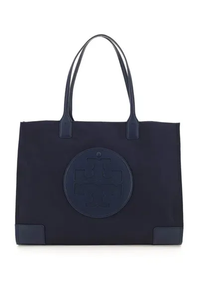 Tory Burch Ella Tote Bag In Tory Navy (blue)