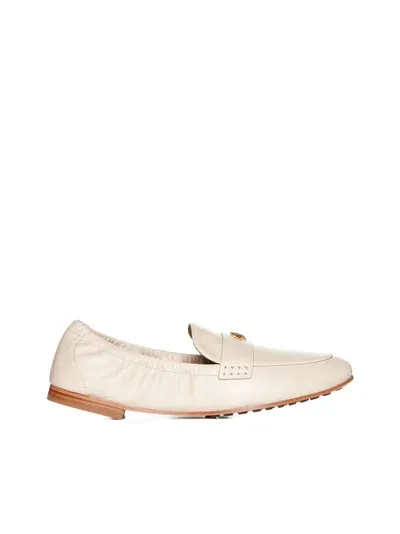 Tory Burch Flat Shoes In New Cream