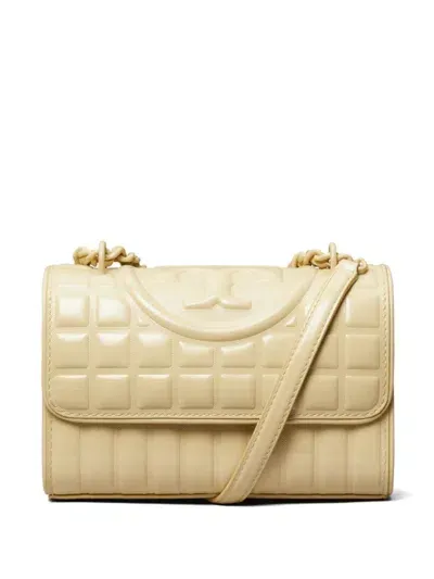 Tory Burch Fleming Shoulder Bag In Neutrals