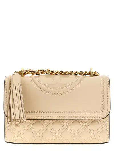 Tory Burch Fleming Small Convertible Crossbody Bag In White