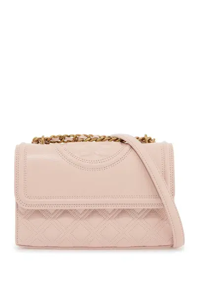 Tory Burch Fleming Small Shoulder Bag In Rose