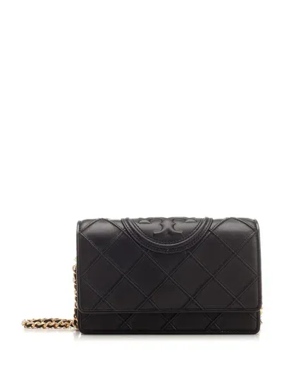 Tory Burch Fleming Soft Small Shoulder Bag In Black