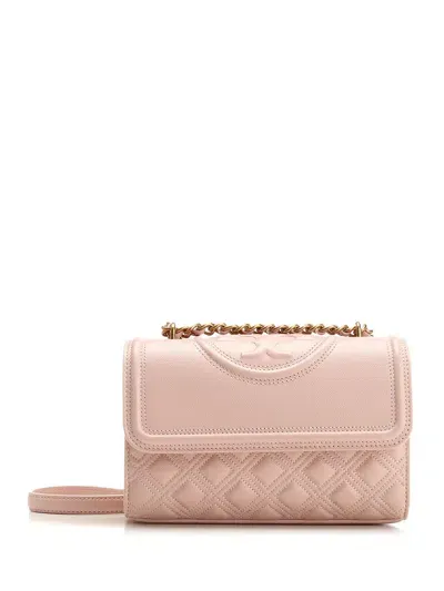 Tory Burch Fleming Soft Small Shoulder Bag In Pink