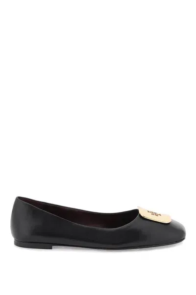 Tory Burch Georgia Ballet Flats In Nero