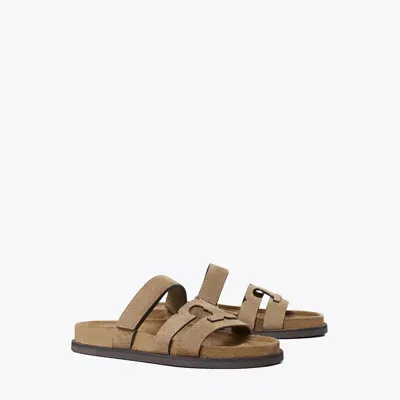 Tory Burch Ines Multi-strap Burch Slide In River Rock