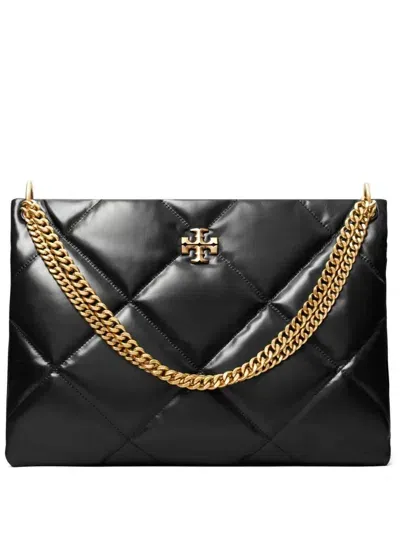 Tory Burch Kira Diamond-quilted Shoulder Bag In Black