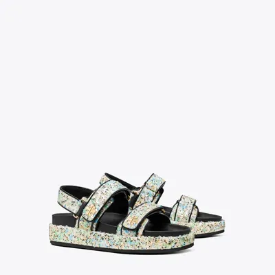 Tory Burch Kira Burch Sandal In Multi Sequins