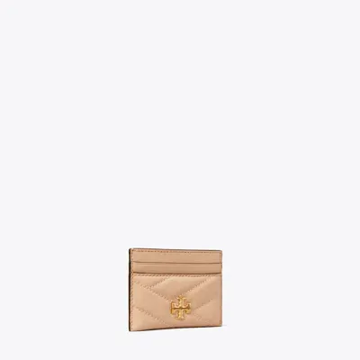 Tory Burch Kira Chevron Card Case In Neutral