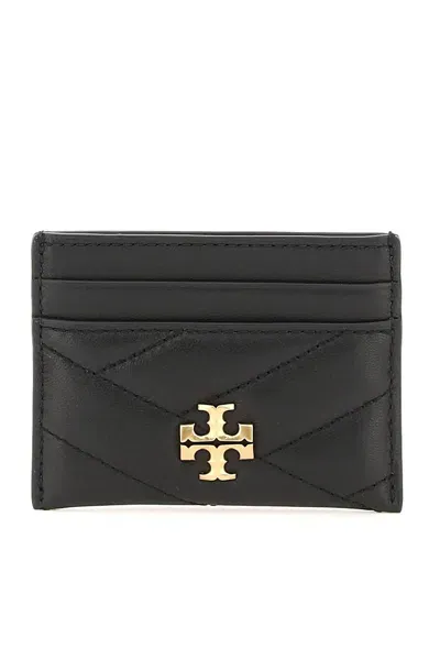 Tory Burch Kira Chevron Cardholder In Black