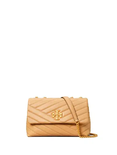 Tory Burch `kira Chevron` Small Convertible Shoulder Bag In Beige