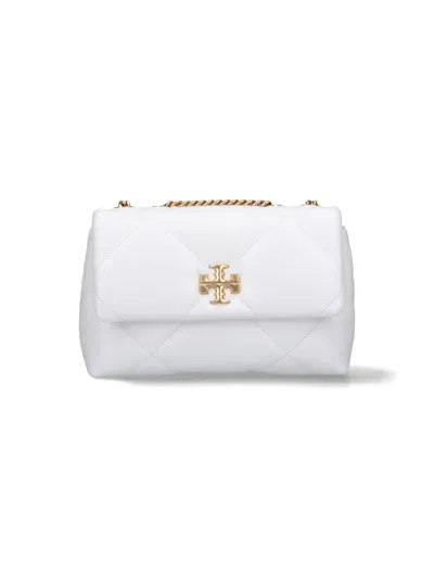 Tory Burch Kira Convertible Shoulder Bag In White