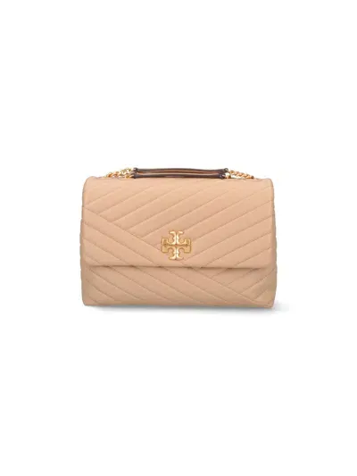 Tory Burch "kira" Crossbody Bag In Beige