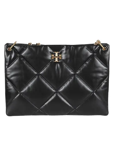 Tory Burch Kira Diamond Clutch In Black