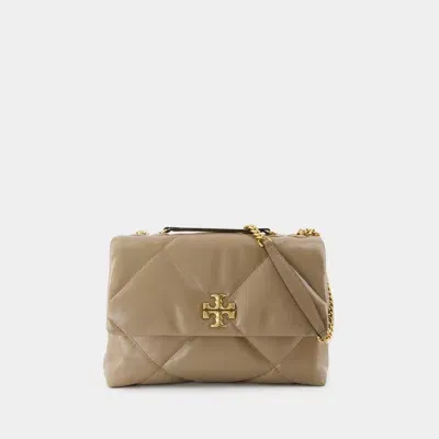 Tory Burch Kira Diamond Convertible Shoulder Bag In Beige