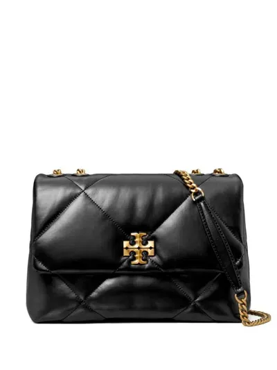 Tory Burch Kira Diamond Quilt Convertible Shoulder Bag In Black