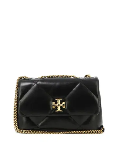 Tory Burch Kira Diamond Quilt Small Shoulder Bag In Black