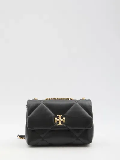 Tory Burch Kira Diamond Quilt Small Convertible Bag In Black