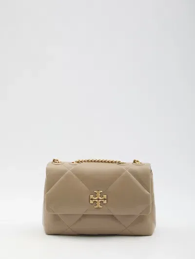 Tory Burch Kira Diamond Quilt Small Convertible Bag In Powder