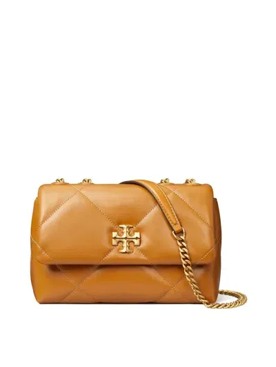 Tory Burch Kira Diamond Quilted Bag In Marrón