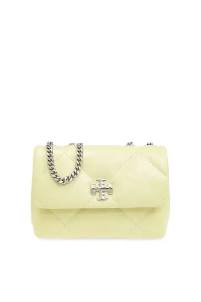 Tory Burch Kira Foldover Top Small Shoulder Bag In Green