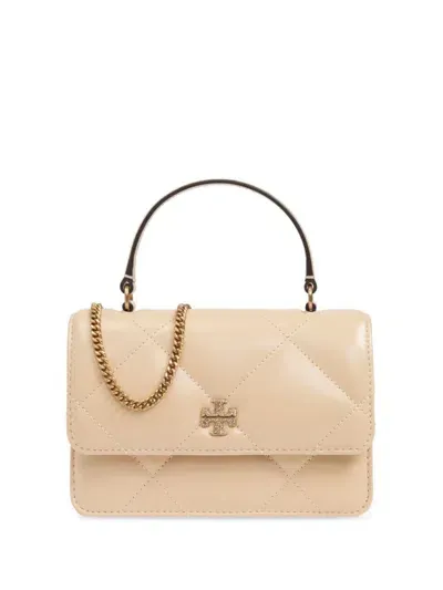 Tory Burch Kira Mini Tote Bag In Neutrals