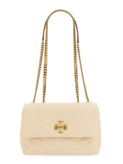 Tory Burch Small Kira Shoulder Bag In Beige